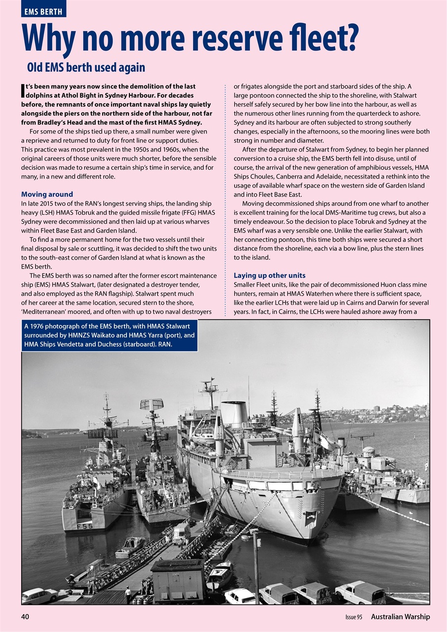 Australian Warship Preview Pages