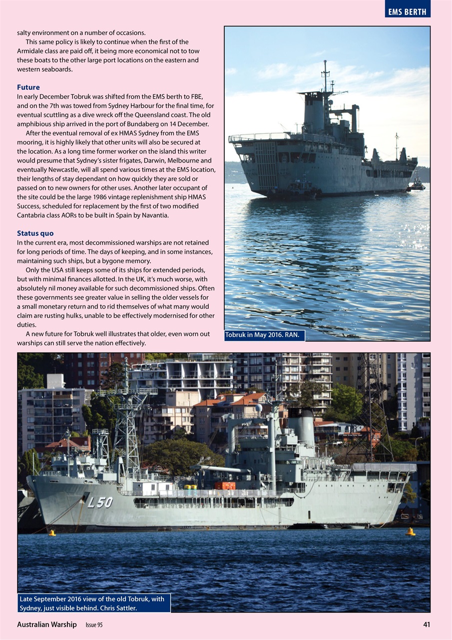 Australian Warship Preview Pages