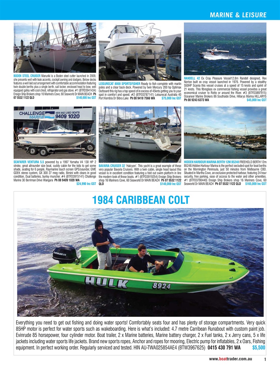 Boat Trader Australia Preview Pages