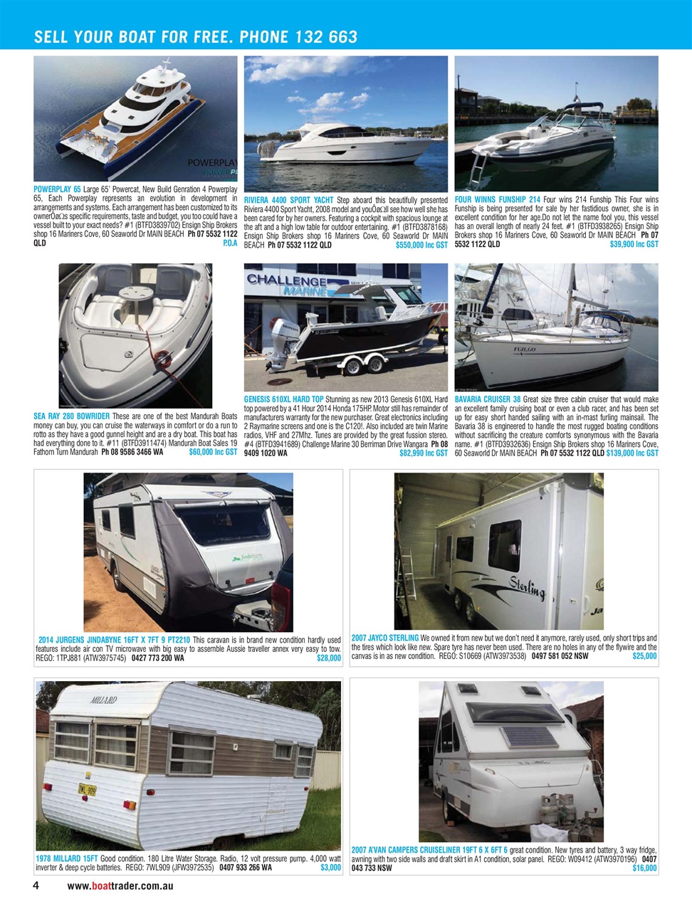Boat Trader Australia Preview Pages