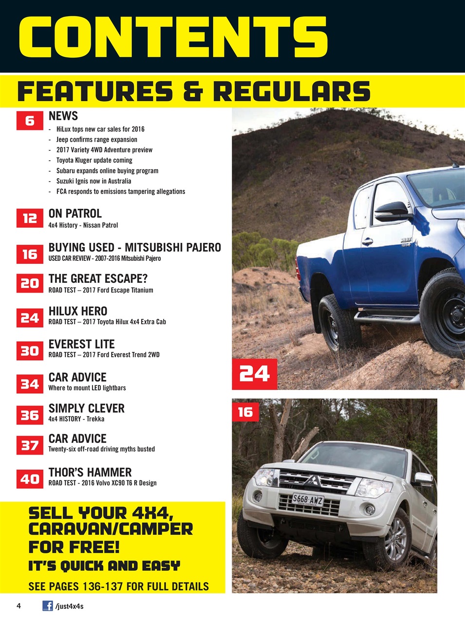 JUST 4X4S Preview Pages