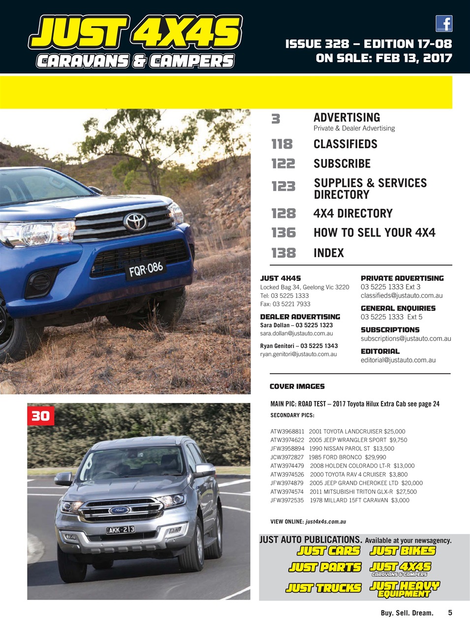 JUST 4X4S Preview Pages