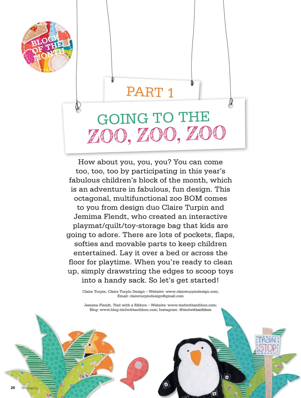 Homespun Preview Pages