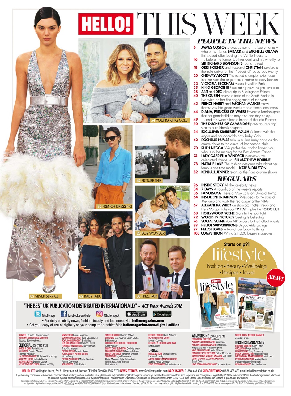 Hello! Magazine Preview Pages