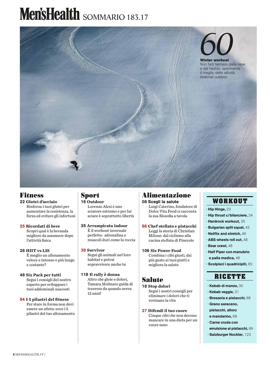 Men's Health Italia Preview Pages