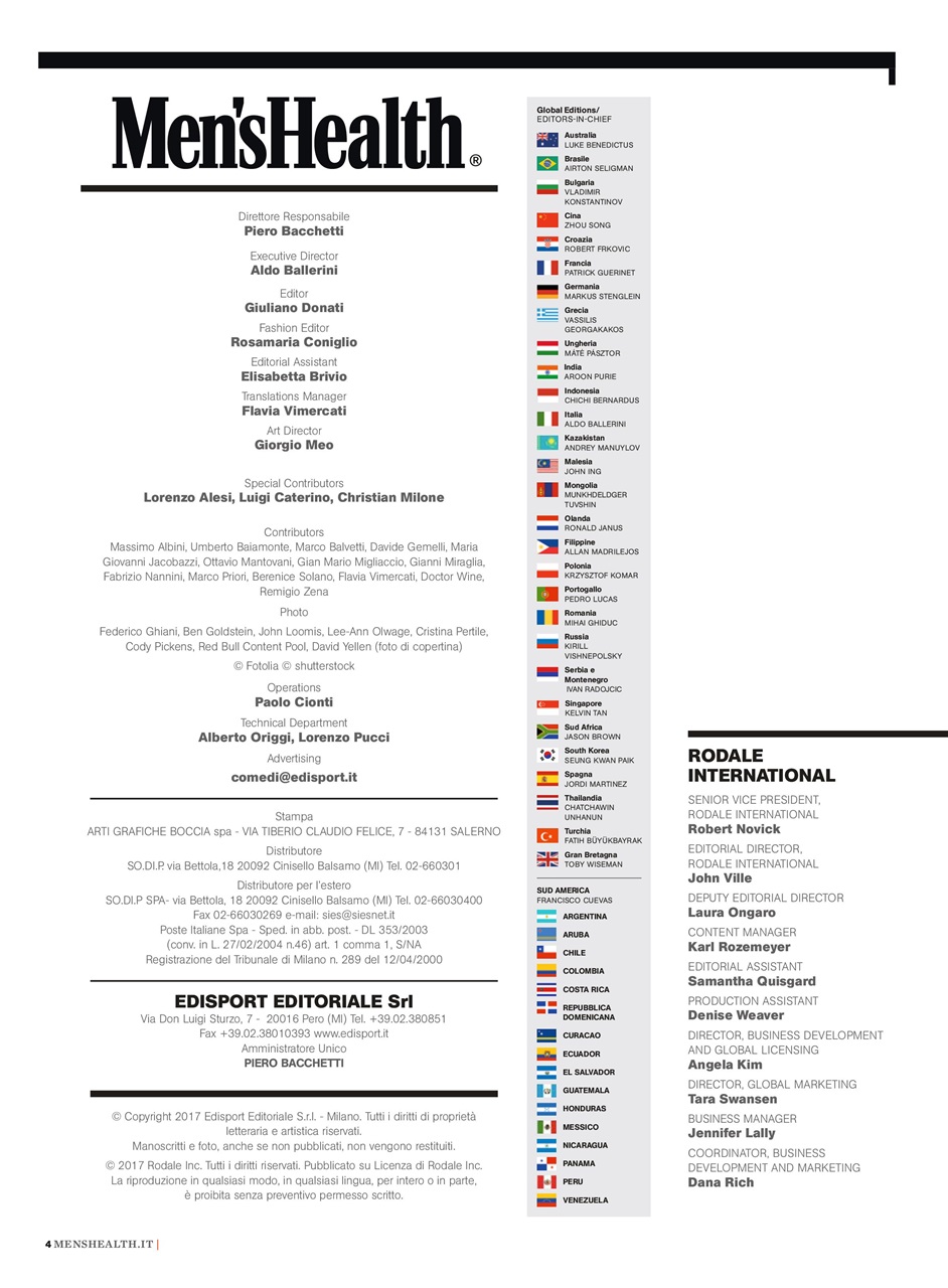 Men's Health Italia Preview Pages