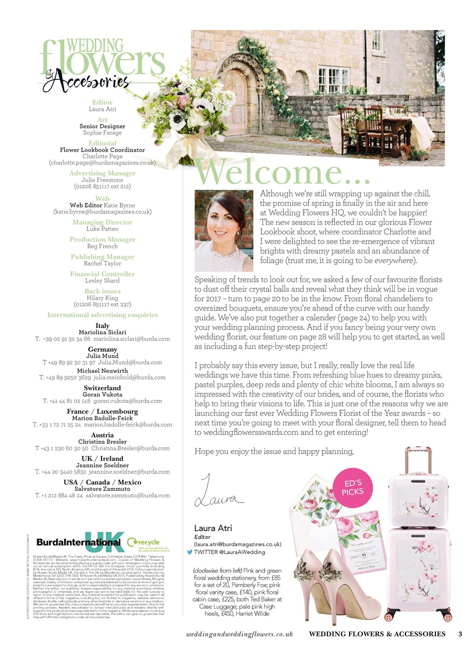 Wedding Flowers Magazine Preview Pages