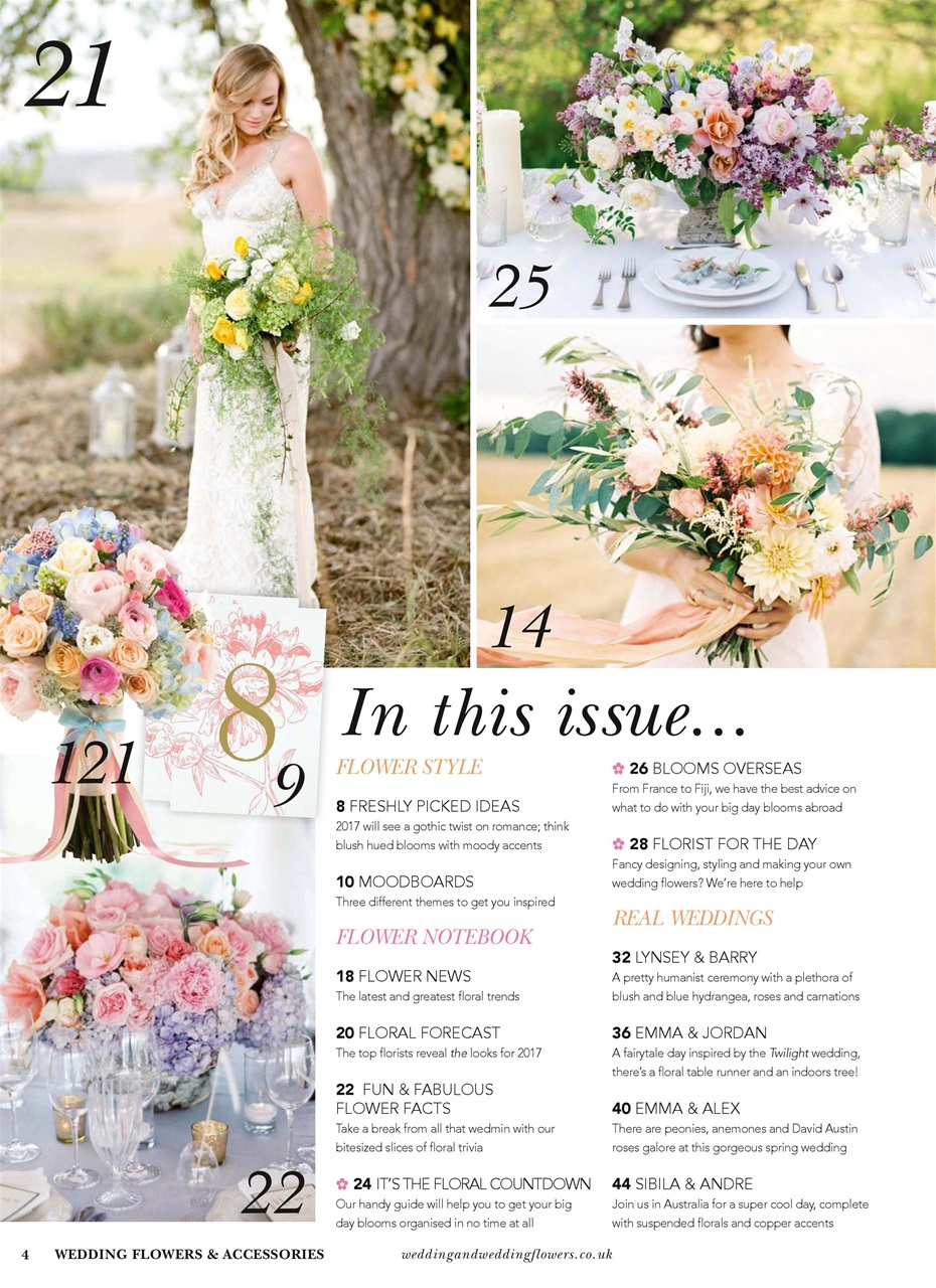 Wedding Flowers Magazine Preview Pages