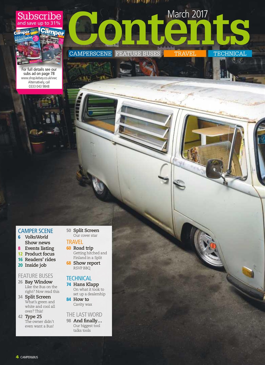 VW Camper Preview Pages