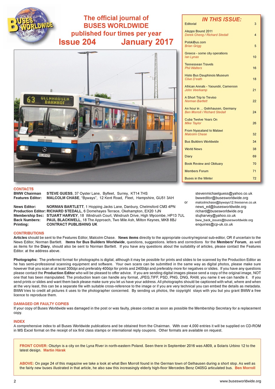 Buses Worldwide Preview Pages