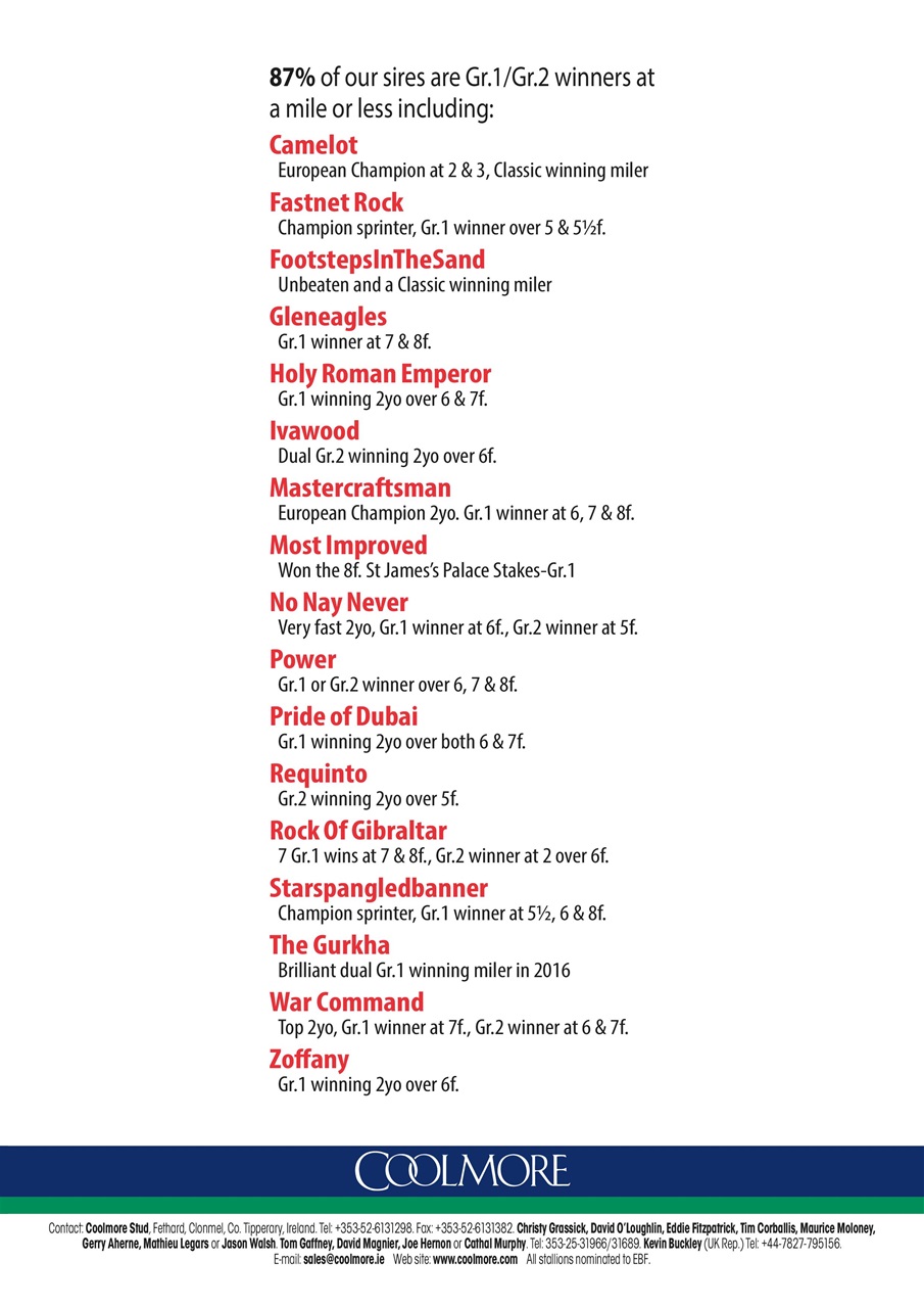 The Owner Breeder Preview Pages