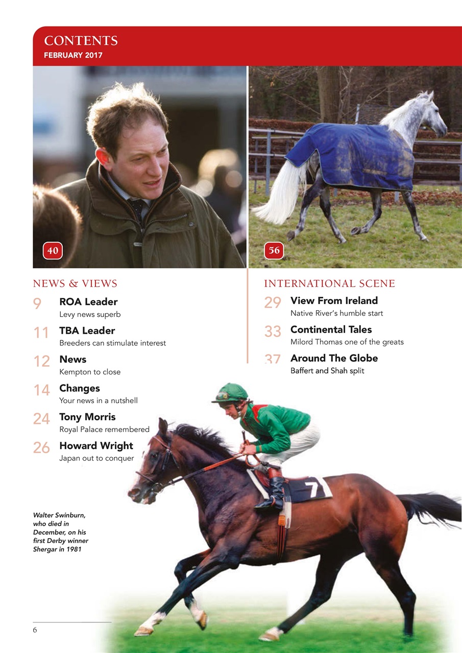 The Owner Breeder Preview Pages