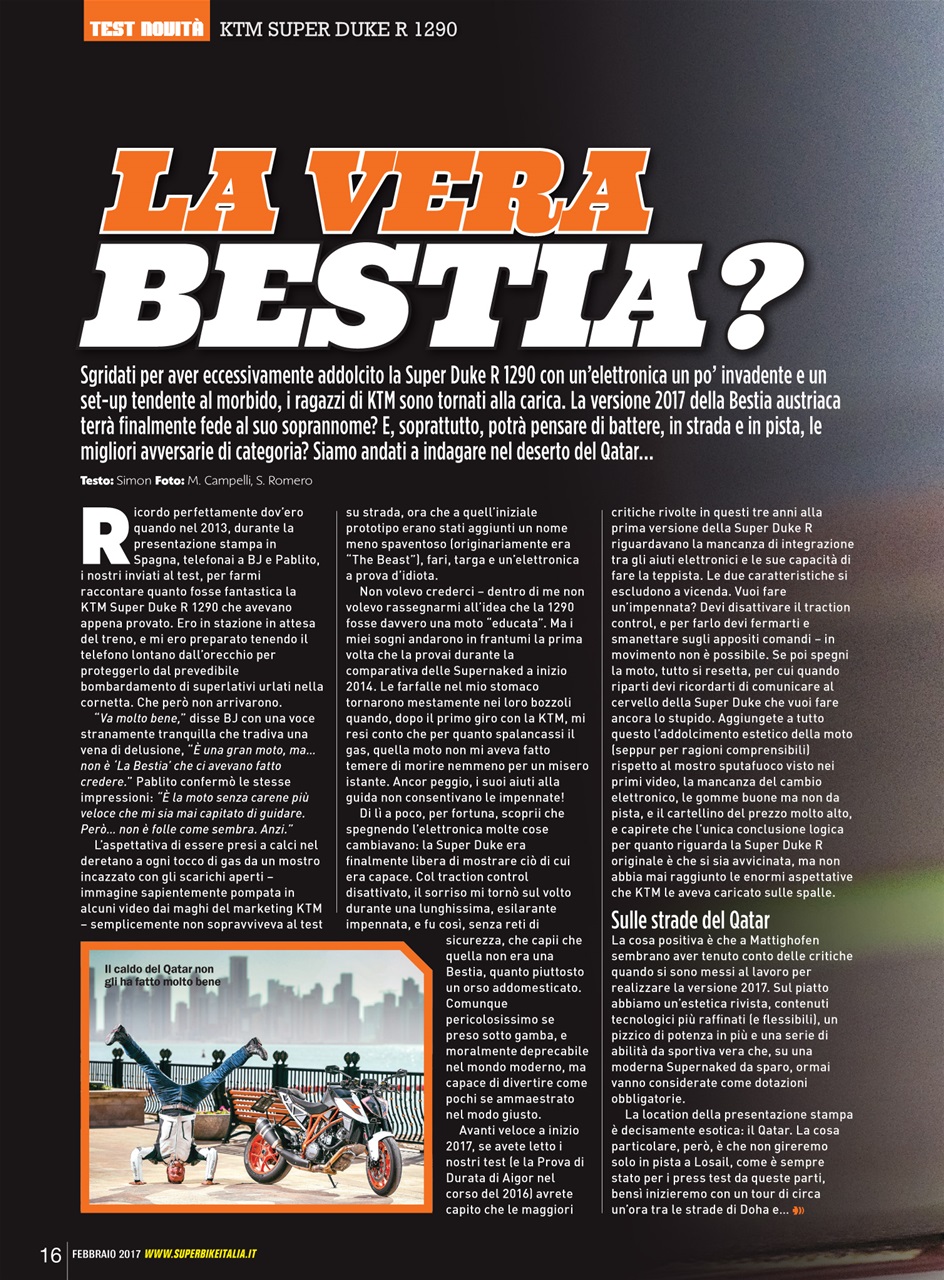 Superbike Italia Preview Pages