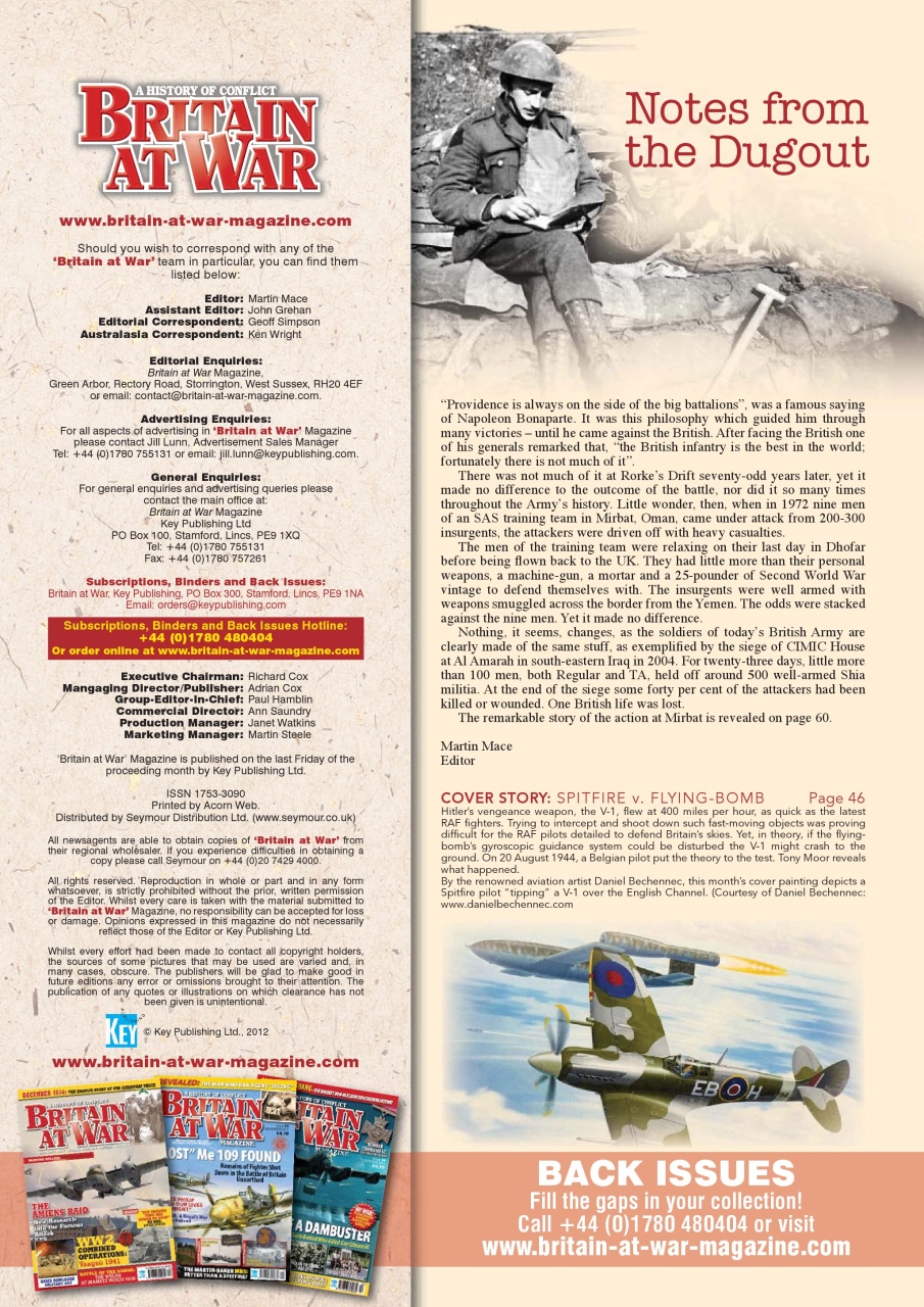 Britain at War Magazine Preview Pages