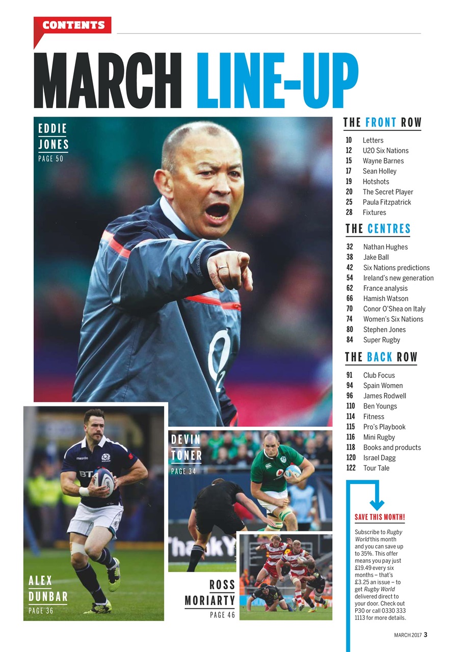 Rugby World Preview Pages