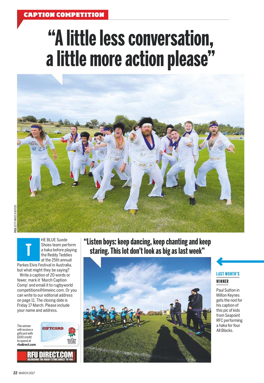 Rugby World Preview Pages
