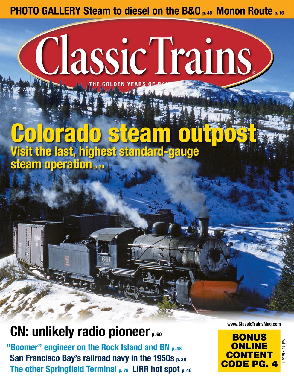 Classic Trains Preview Pages