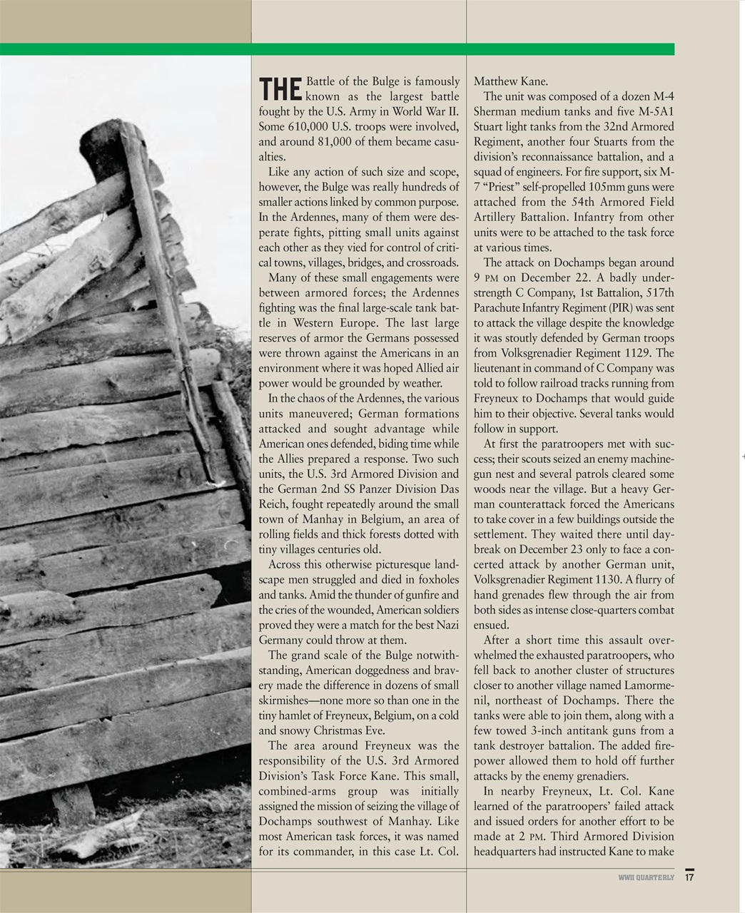 WWII Quarterly Preview Pages