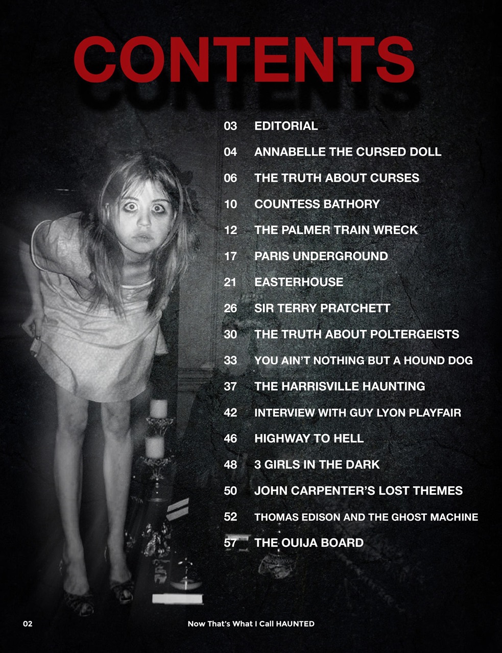 Haunted Magazine Preview Pages