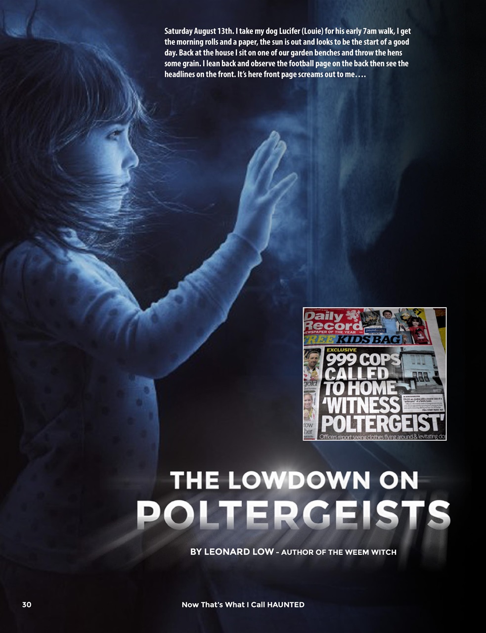 Haunted Magazine Preview Pages