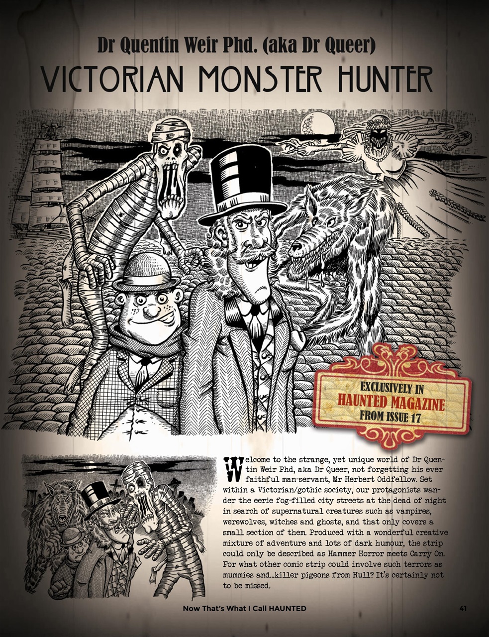 Haunted Magazine Preview Pages