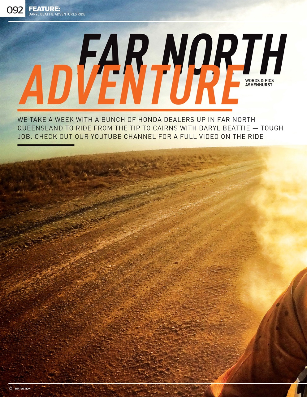 Dirt Action Preview Pages