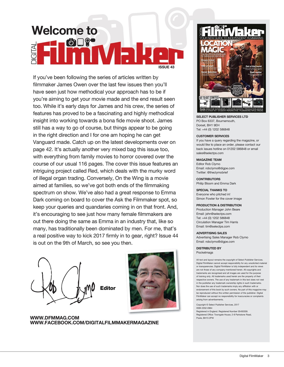 Digital FilmMaker Preview Pages