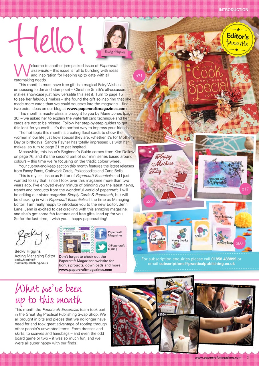 Papercraft Essentials Preview Pages