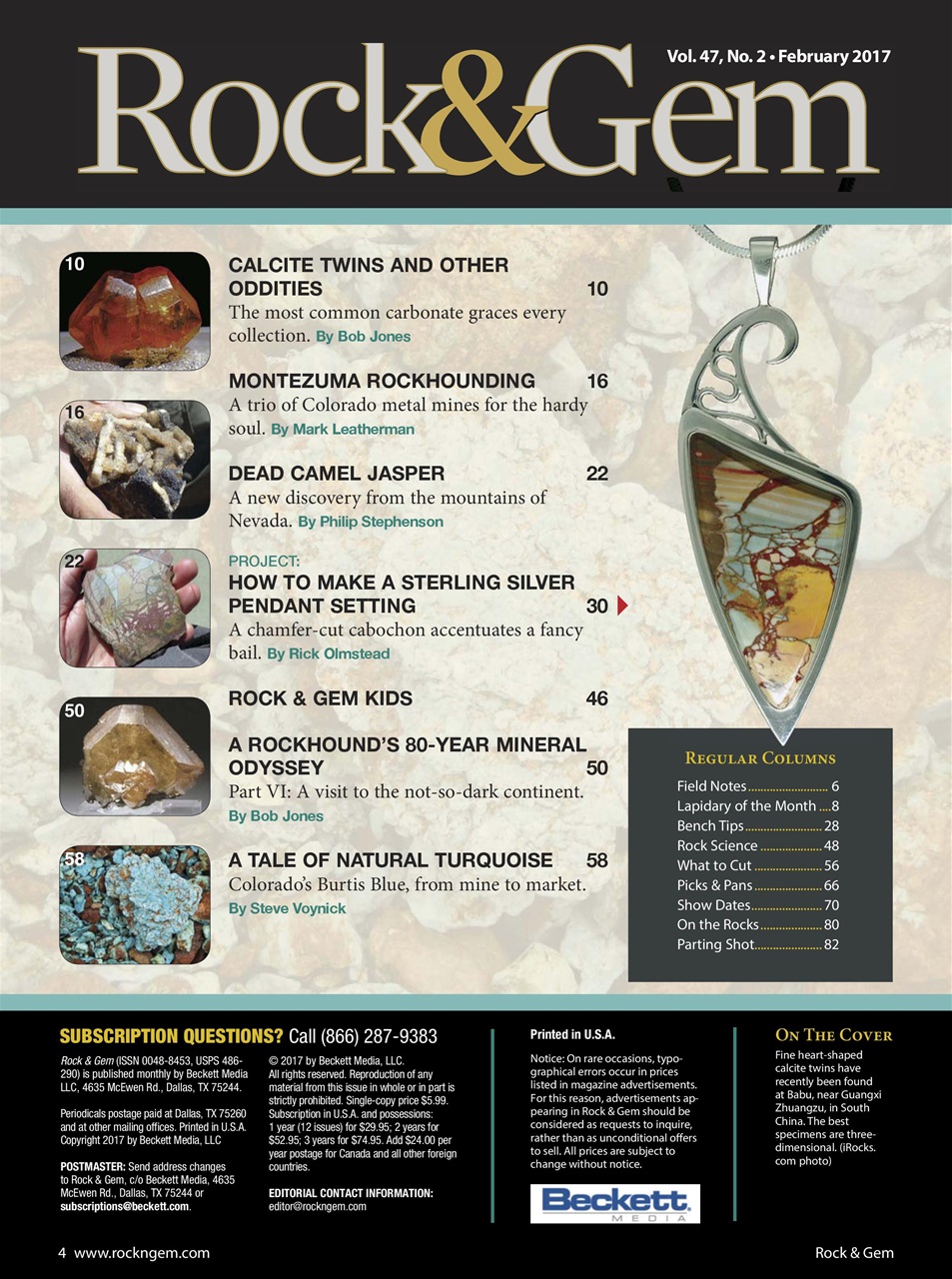 Rock&Gem Magazine Preview Pages