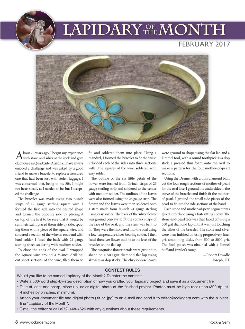 Rock&Gem Magazine Preview Pages