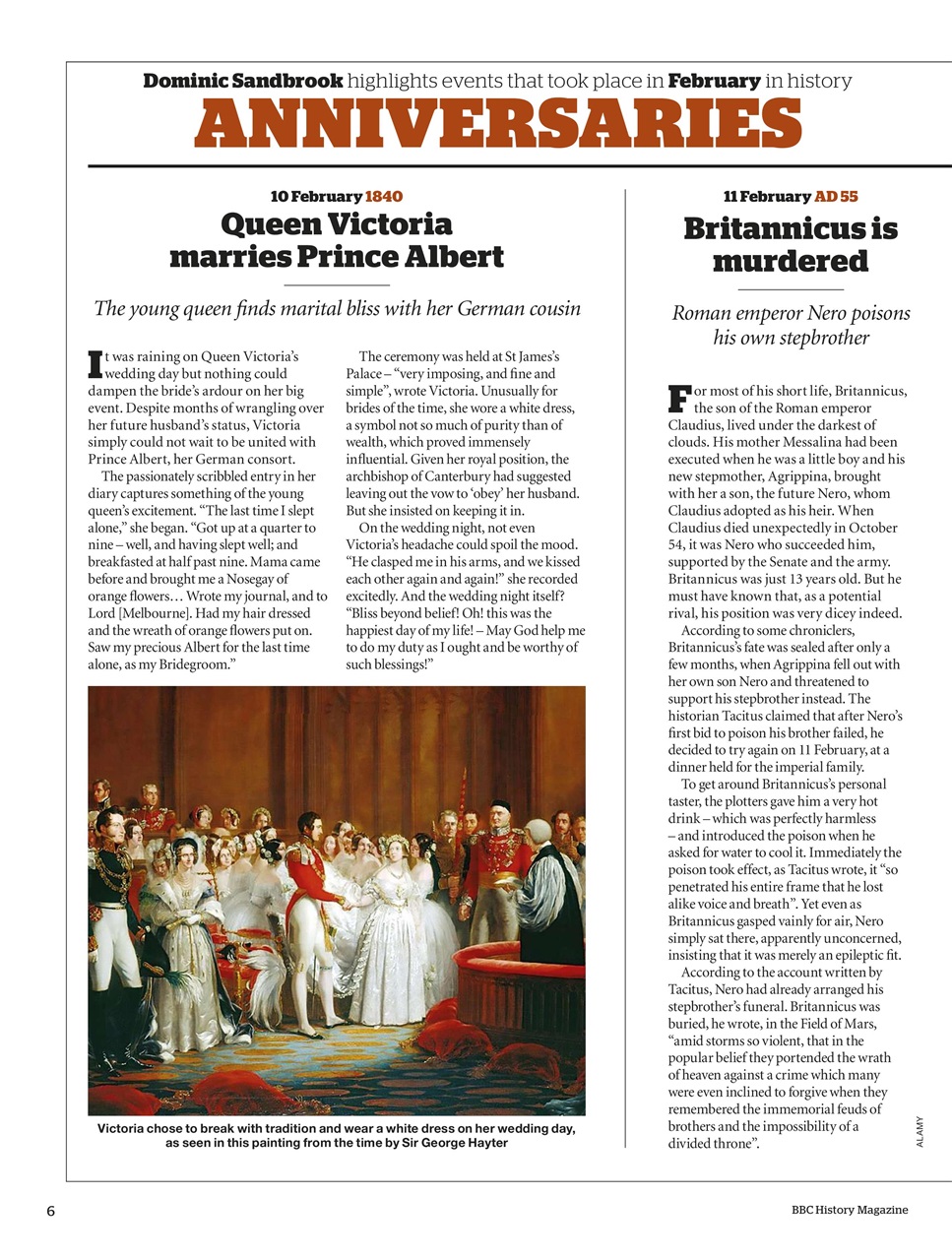 BBC History Magazine Preview Pages