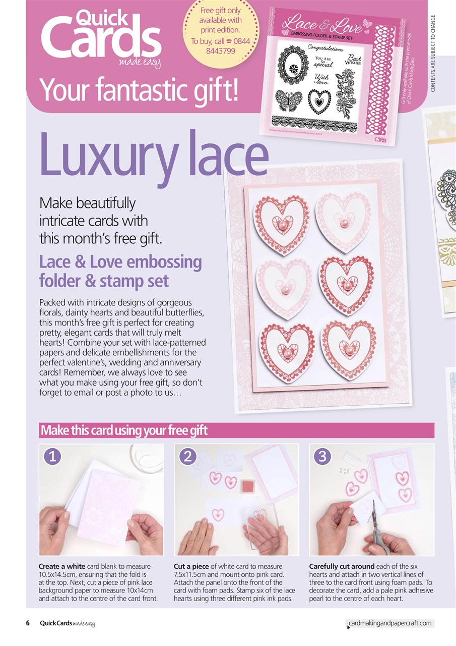 Quick Cards Made Easy Preview Pages