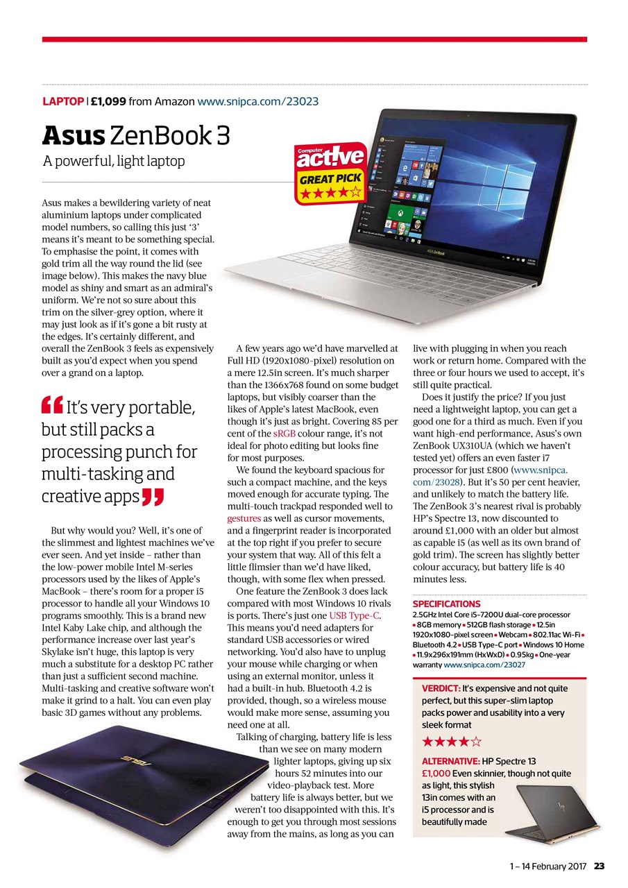 Computer Active Preview Pages