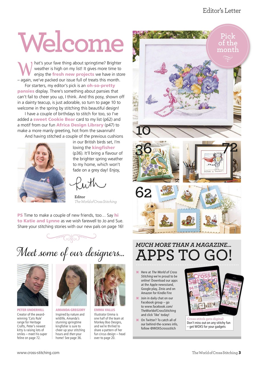 The World of Cross Stitching Preview Pages