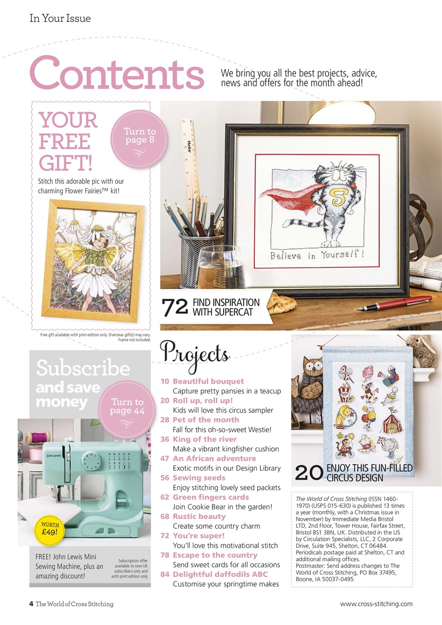 The World of Cross Stitching Preview Pages