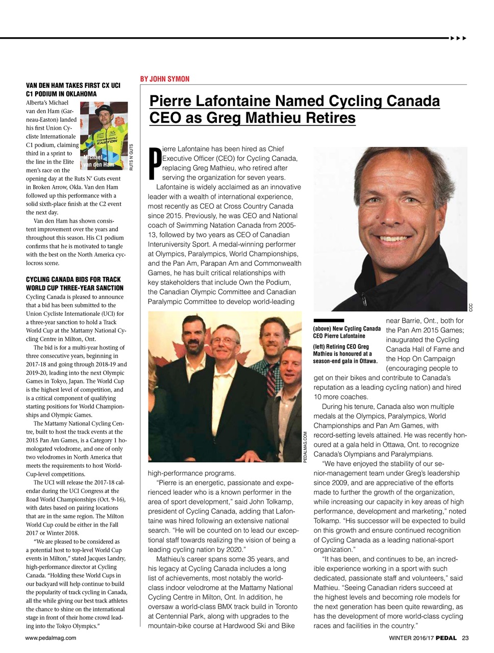 Pedal Magazine Preview Pages