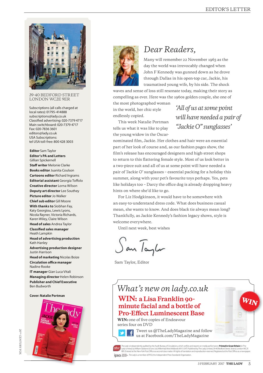 The Lady Preview Pages