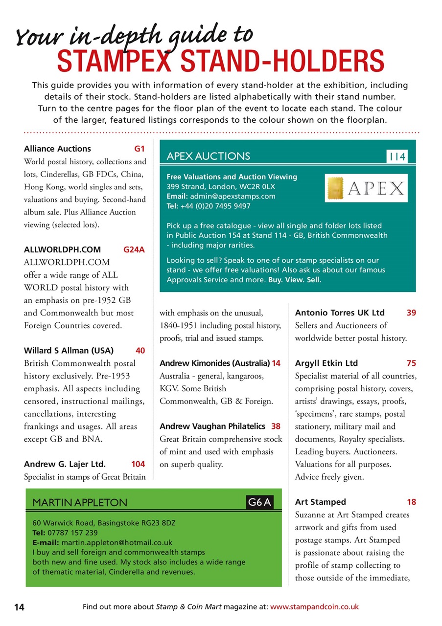 Stamp Collector Preview Pages