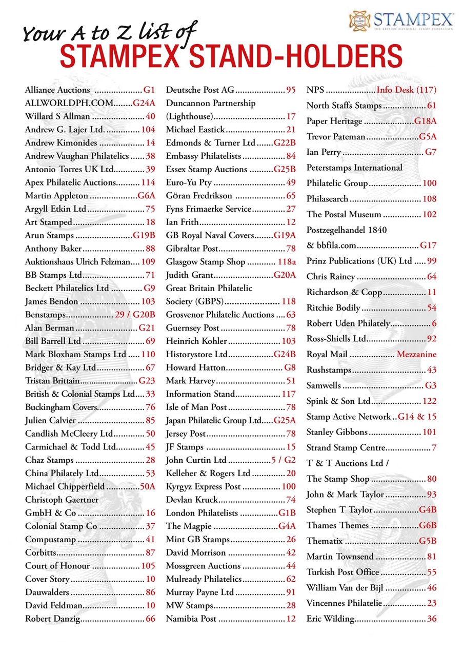 Stamp Collector Preview Pages