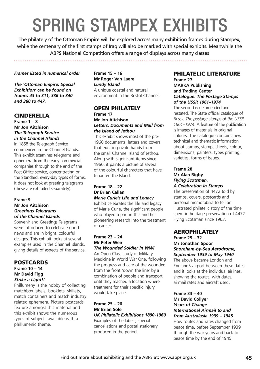 Stamp Collector Preview Pages