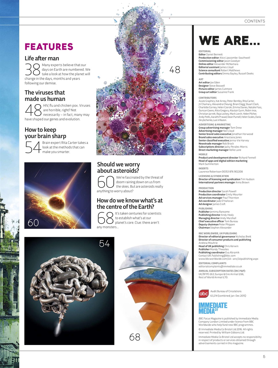 BBC Science Focus Magazine Preview Pages