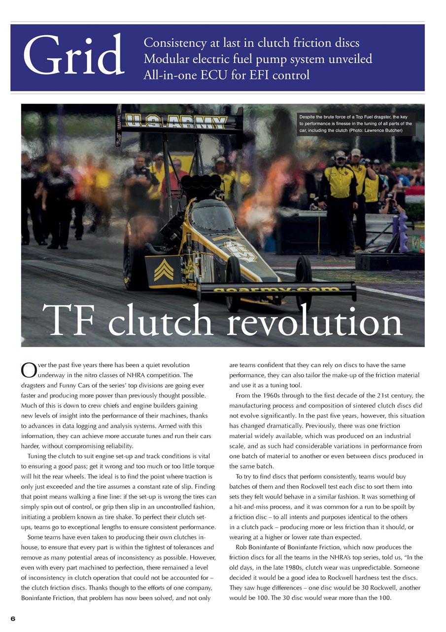 DRAG Race Technology Preview Pages