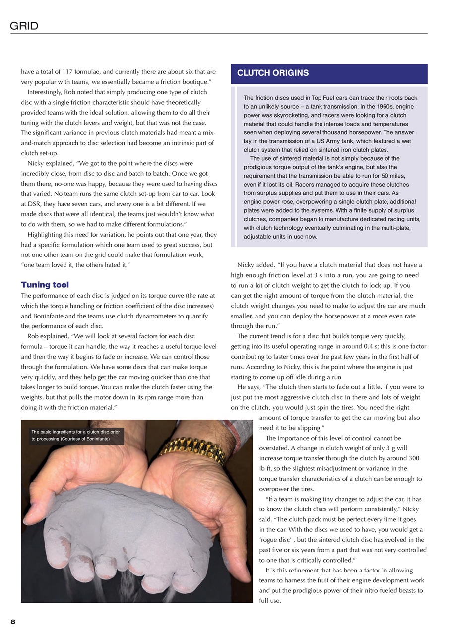 DRAG Race Technology Preview Pages