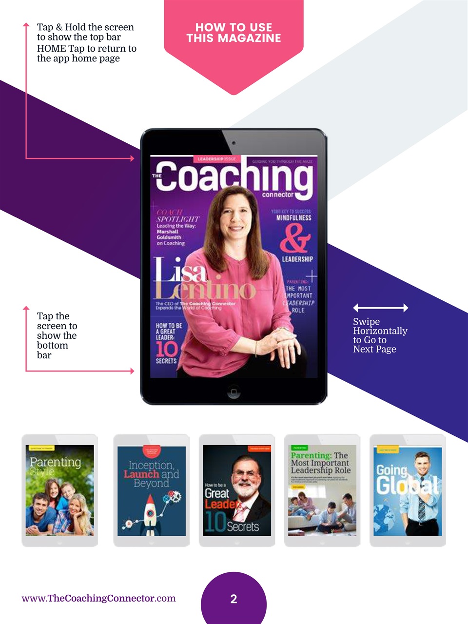 The Coaching Connector Preview Pages