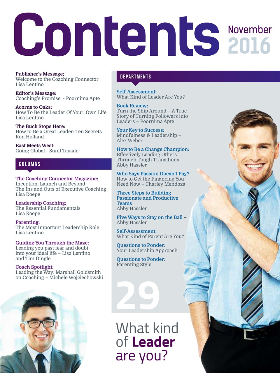 The Coaching Connector Preview Pages