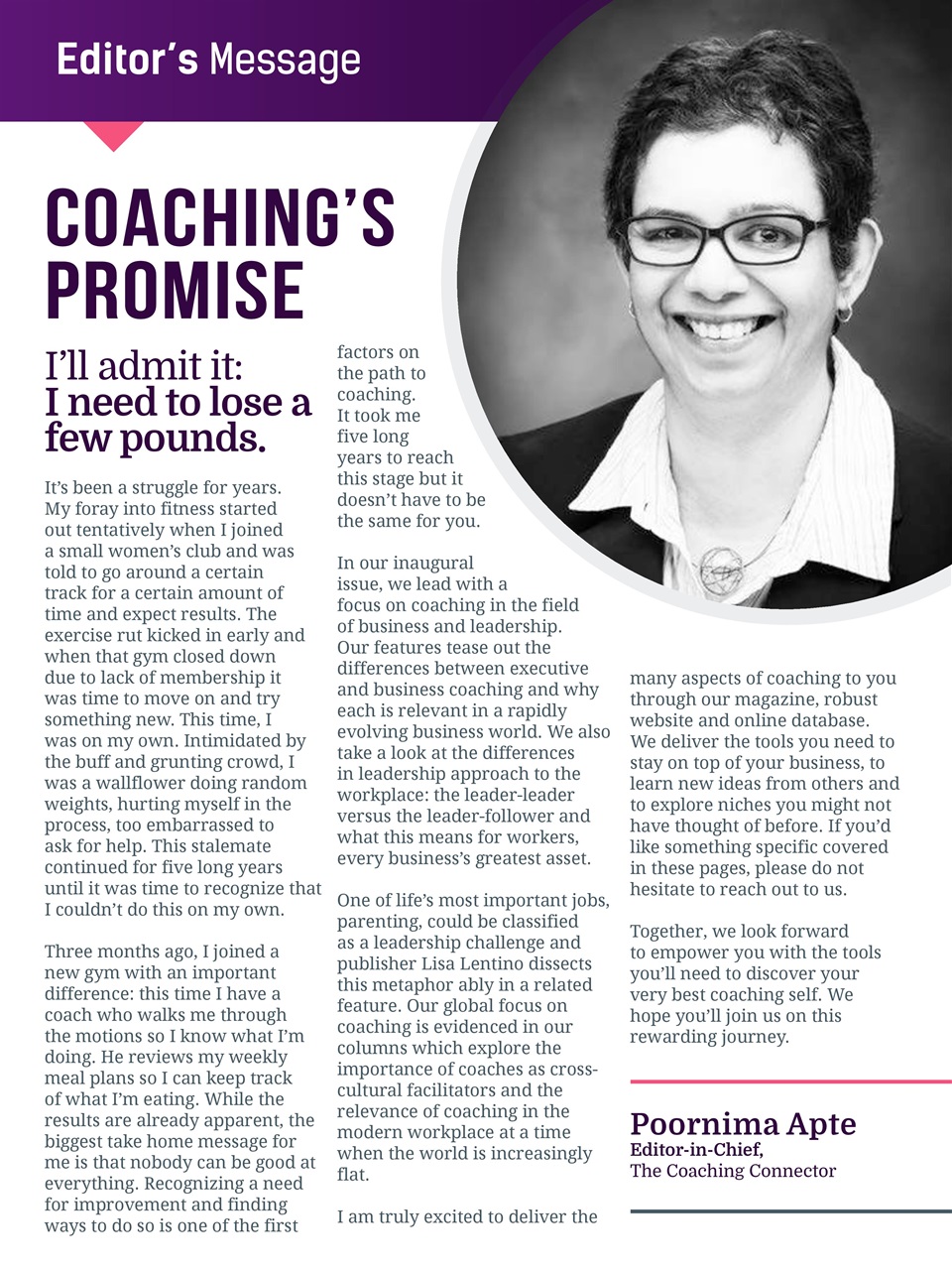 The Coaching Connector Preview Pages