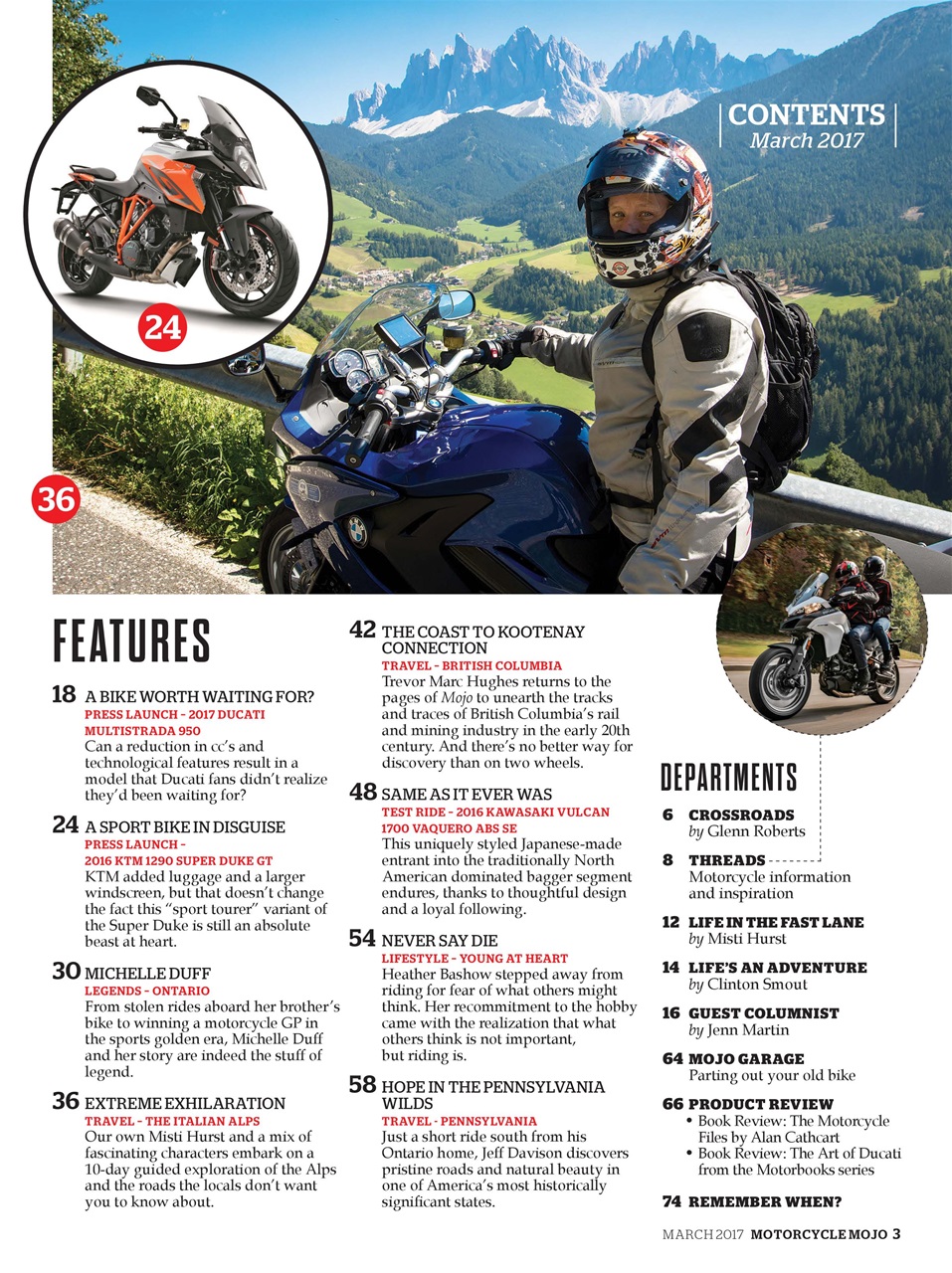 Motorcycle Mojo Preview Pages