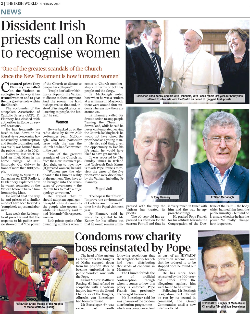 Irish World Preview Pages