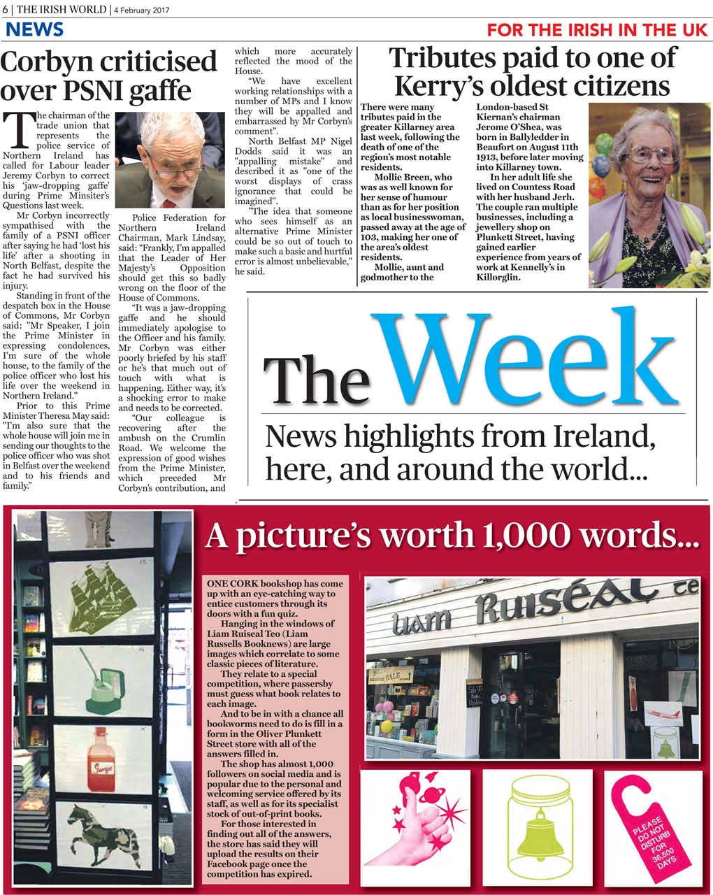 Irish World Preview Pages