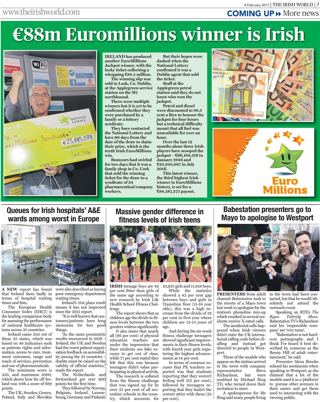 Irish World Preview Pages